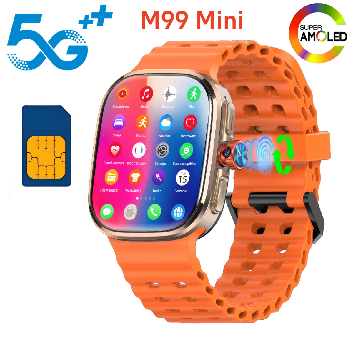 Smartwatch Id - M99 Mini Smartwatch 5G Android 13.0