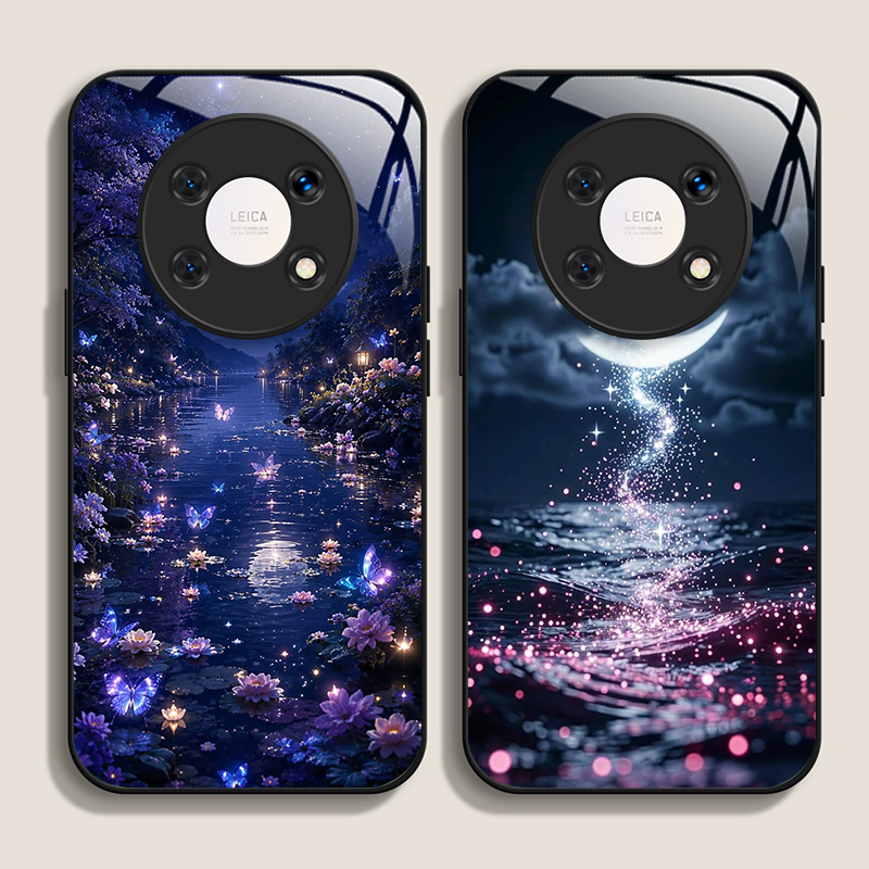 Huawei Nova 12 - Aesthetics Night Moon Scenery Pattern Tempered