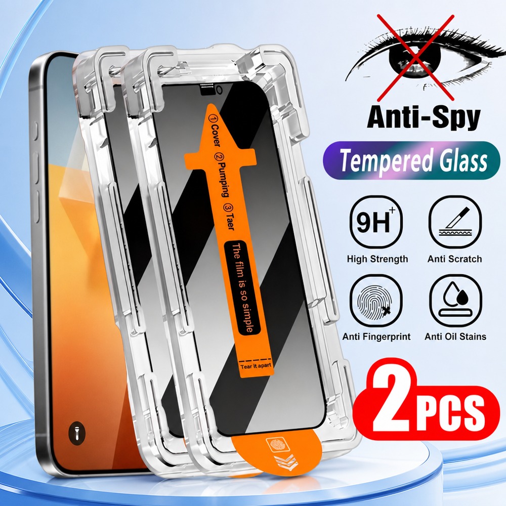 Vivo X200 - 2PCS Privacy Tempered Glass For vivo