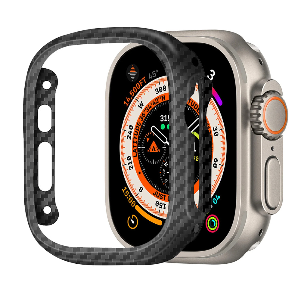 Watch Case Bumper - Kevlar Carbon Fibre Thin Case For
