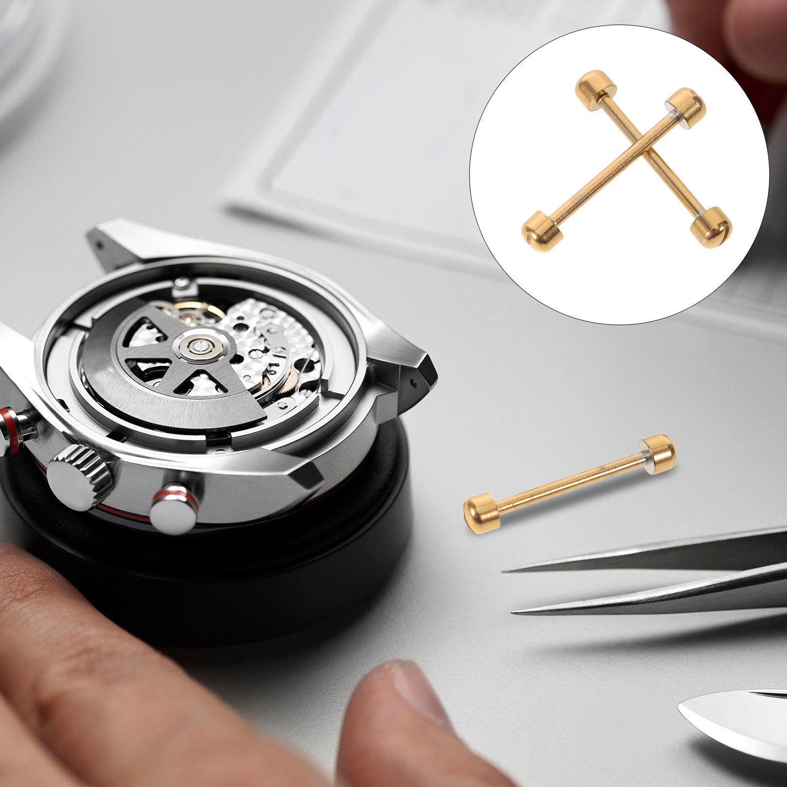 Ceramic Link Bracelet - 2Pcs Watch Bracelet Screw Pin Band