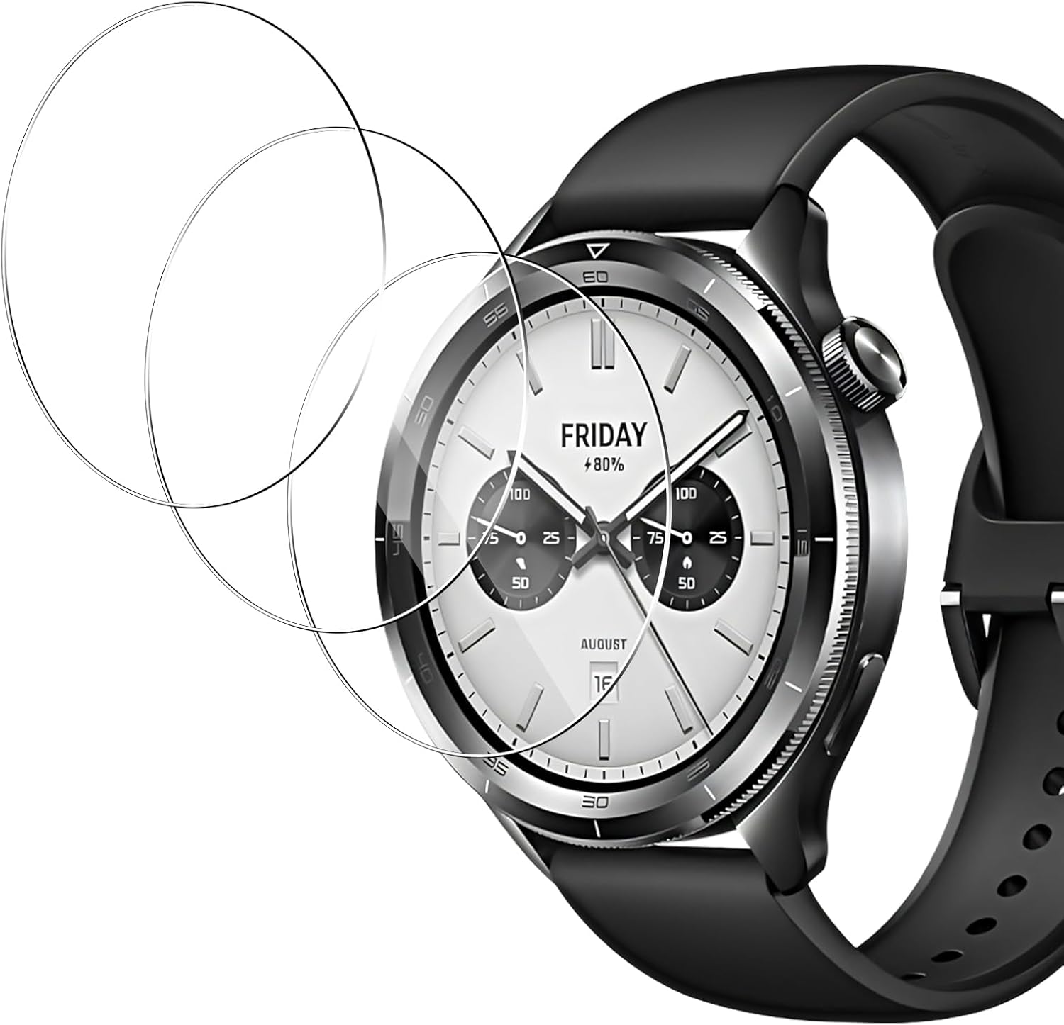 3PCS Tempered Glass Smartwatch - Xiaomi Smartwatch S4 Accessories review and price