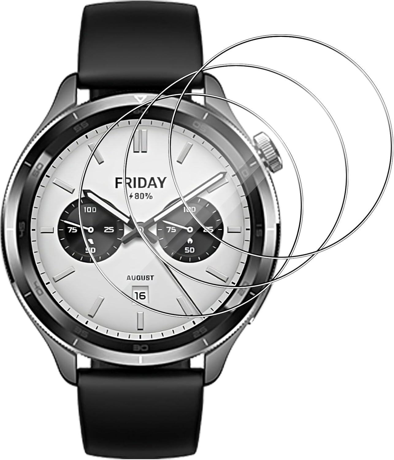 3PCS Tempered Glass Smartwatch - Xiaomi Smartwatch S4 Accessories review and price