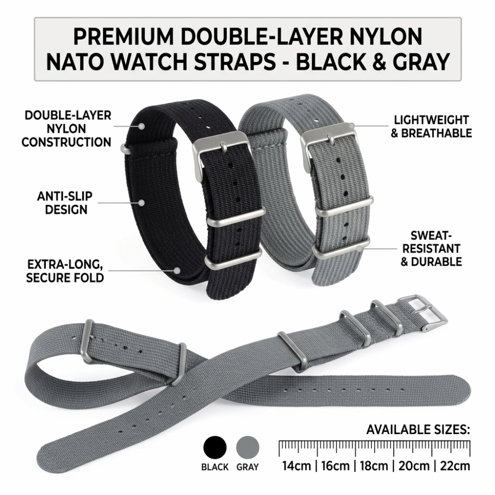 14/16/18/20/22mm NATO Watch Ba - Nylon Nato Strap review and price