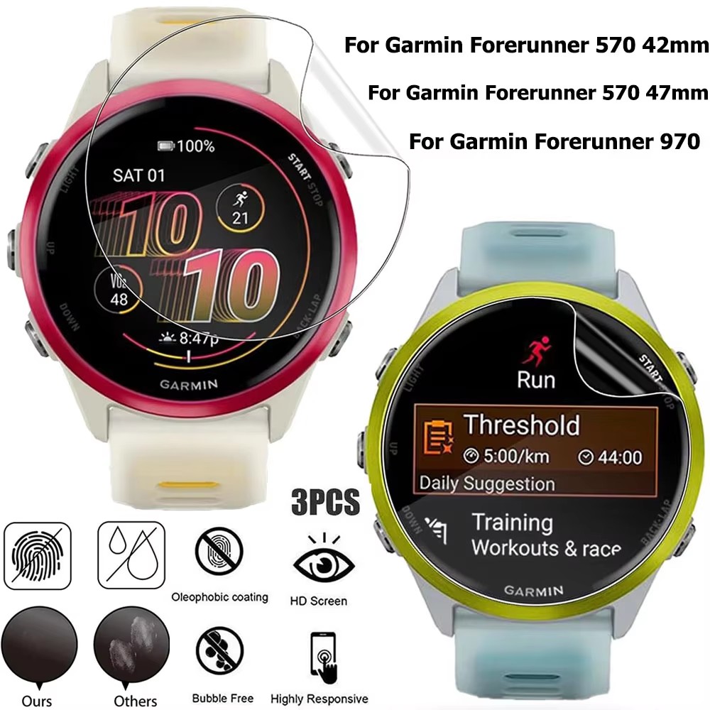 1-3Pcs Hydrogel Film For Garmi - Garmin Smartwatch Accessories review and price
