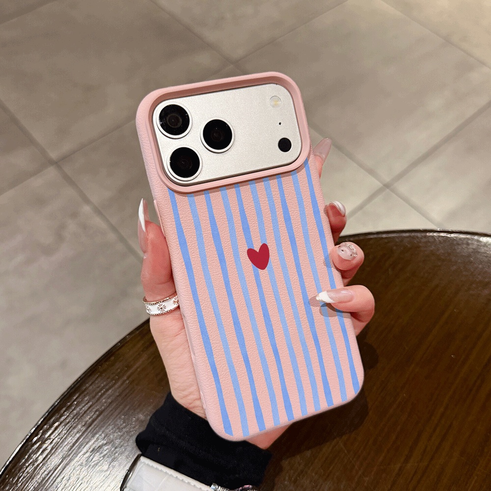 Vertical Stripes Hearts Phone  - Apple Iphone 16 review and price