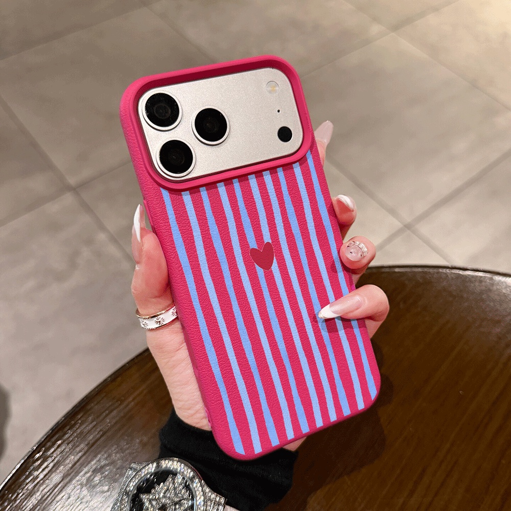 Vertical Stripes Hearts Phone  - Apple Iphone 16 review and price