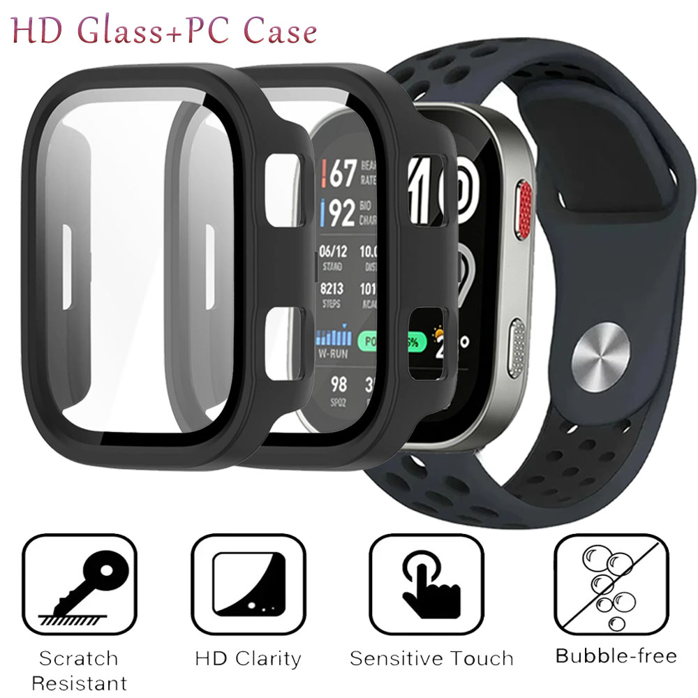 HD Glass+Hard PC Case for Amaz - Amazfit Smartwatch Accessories review and price