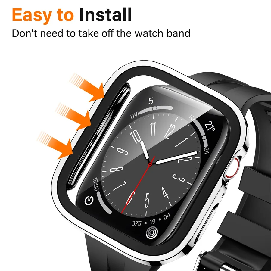 Glass+cover For Apple Watch ca - Garmin Smartwatch Accessories review and price