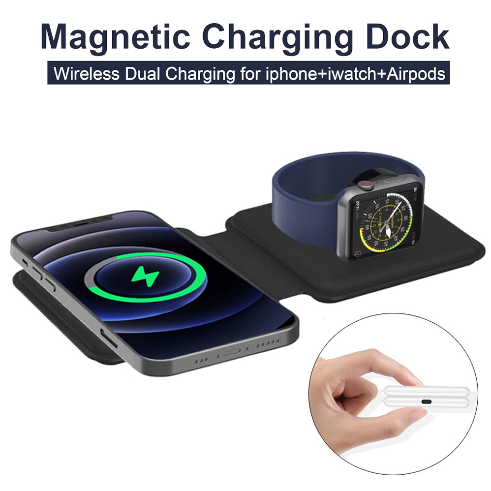 2IN1 Magnetic Wireless Charger - Smartwatch X review and price