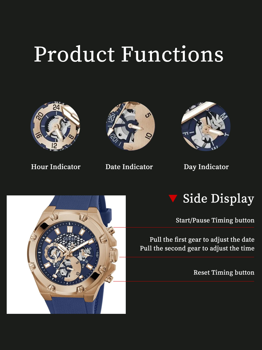 GUESS GW0334G3 Men Watch Multi - Smartwatch Guess review and price