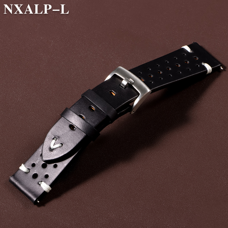 Retro Oil Wax Discoloration Le - Nylon Nato Strap review and price