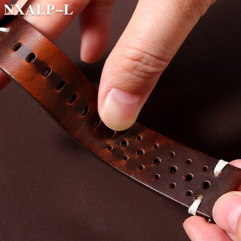 Retro Oil Wax Discoloration Le - Nylon Nato Strap review and price