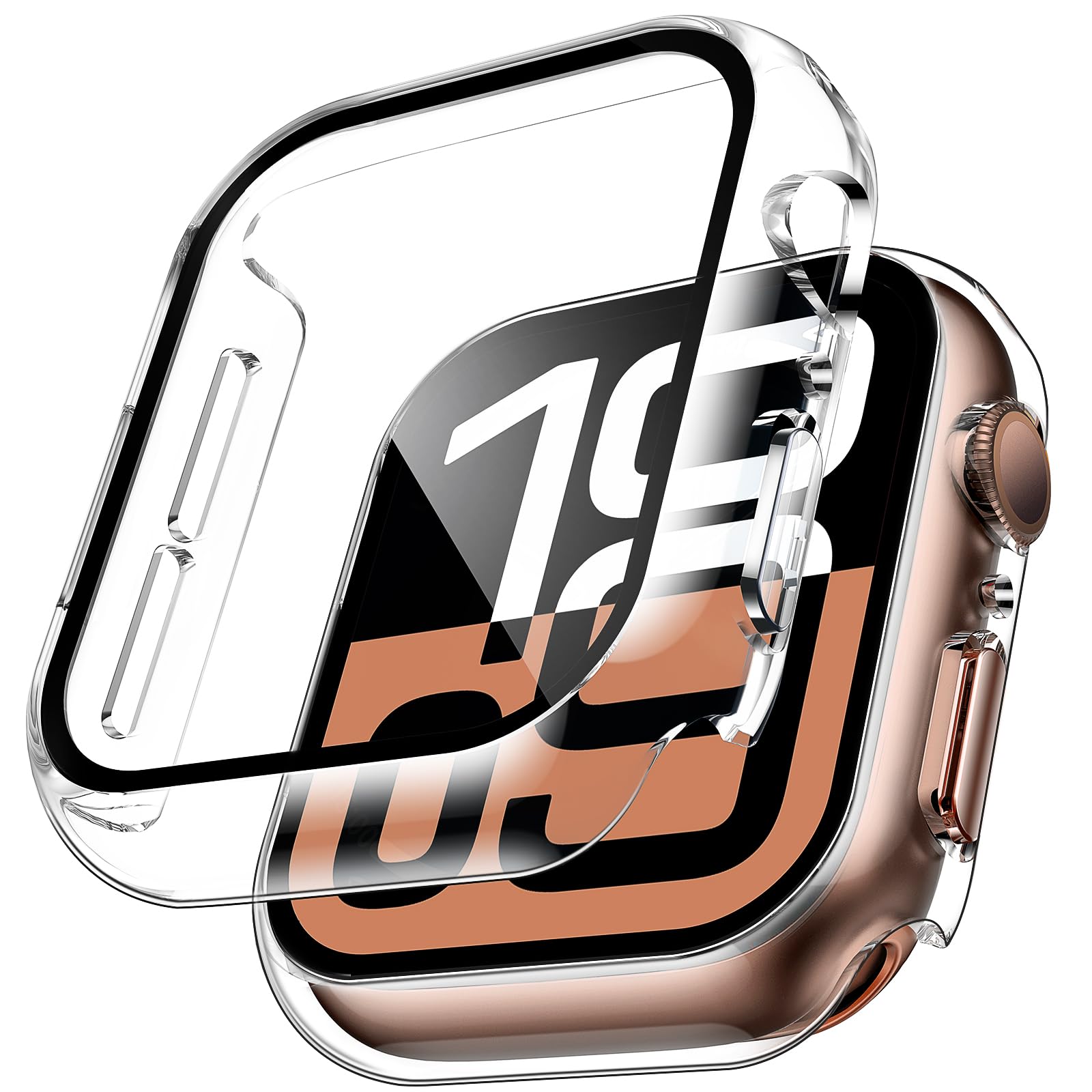 2pcs Tempered Glass Case For A - Watch Case Bumper review and price