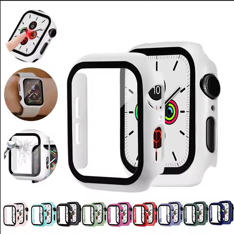 Tempered Glass+Cover For Apple - Watch Case Bumper review and price