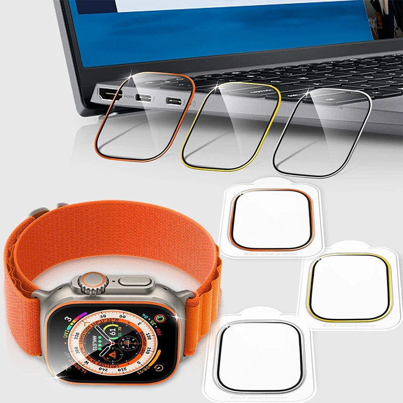 Tempered Glass for Apple Watch - Watch Case Bumper review and price
