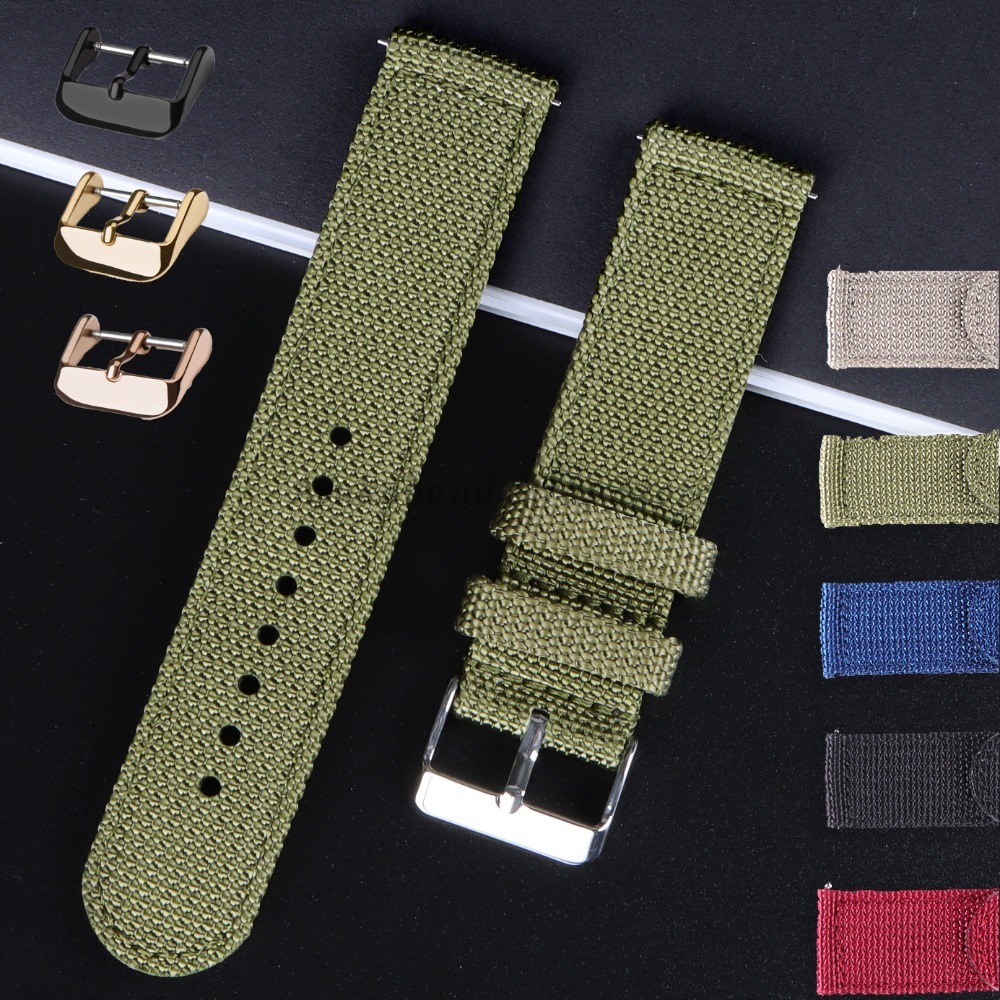 18 20 22 24mm Nylon Canvas Str - Nylon Nato Strap review and price