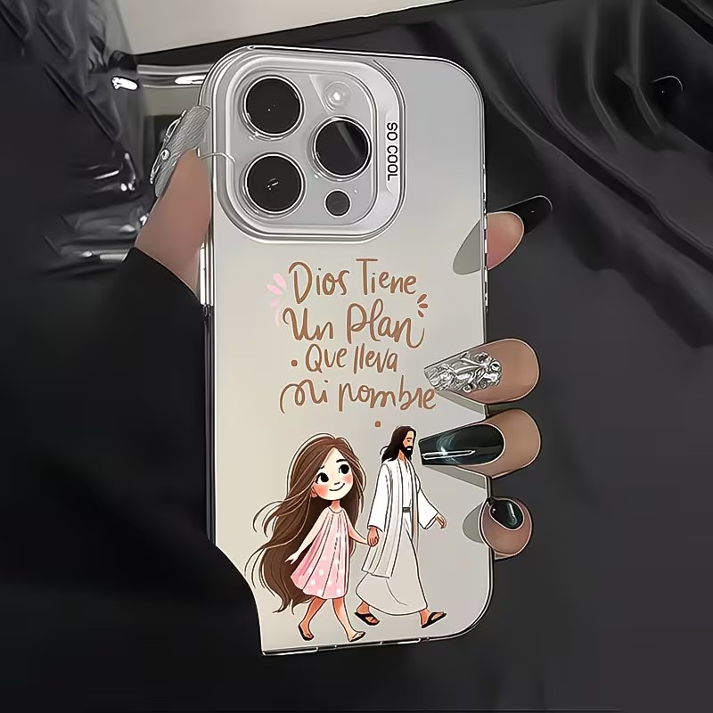 Cute Girl Walking With God Mat - Apple Iphone 16 review and price