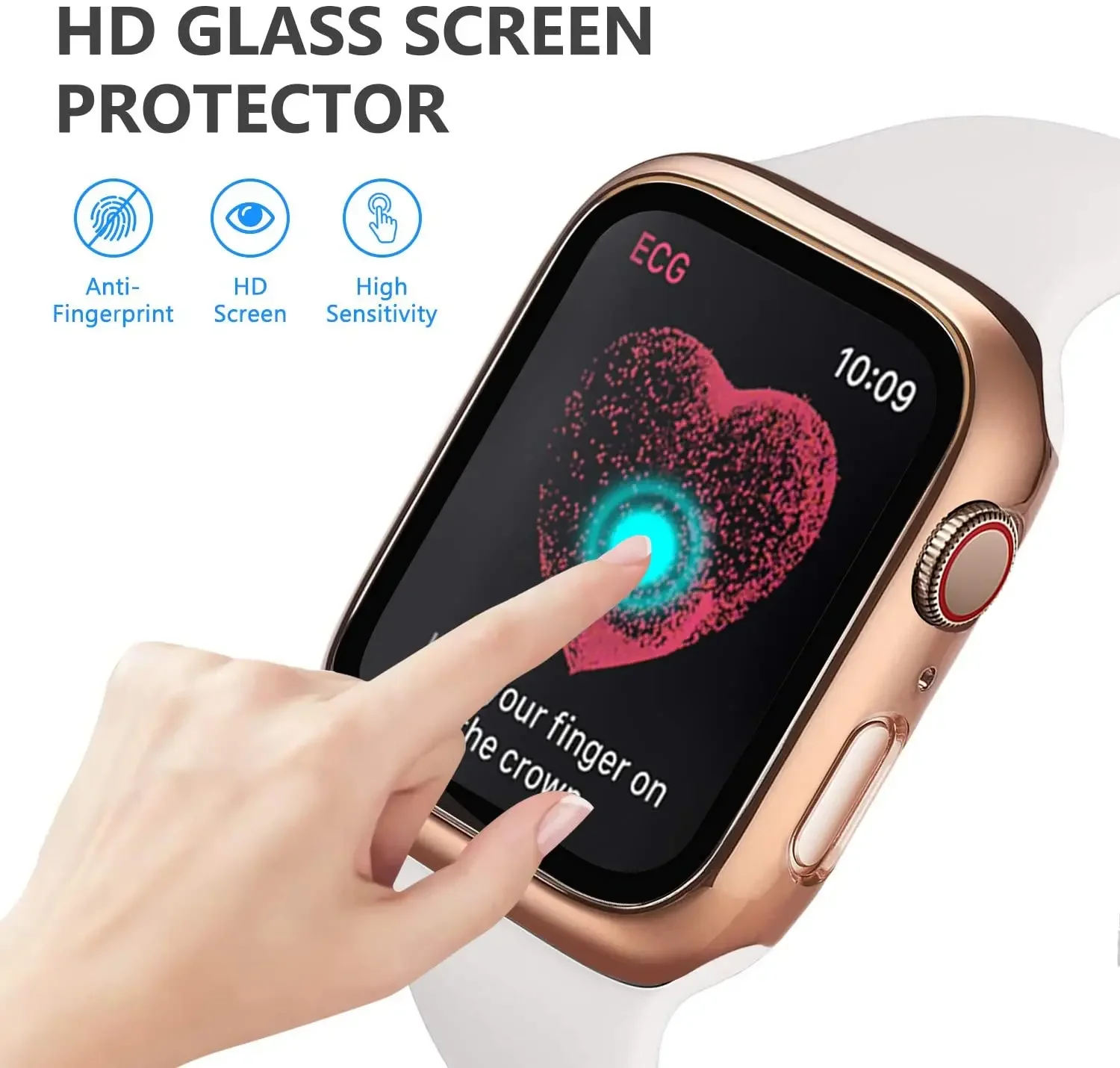 Tempered Glass+cover For Apple - Garmin Smartwatch Accessories review and price