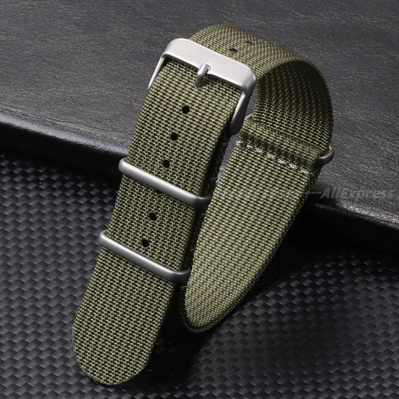 Ribbed Nylon Watch Strap 18mm  - Nylon Nato Strap review and price