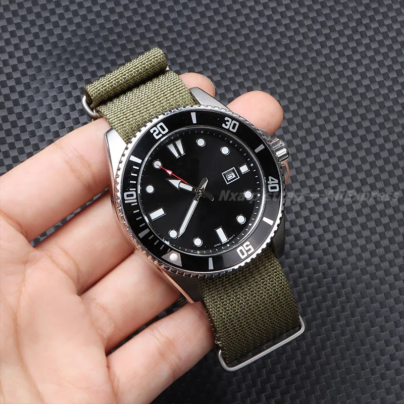 Ribbed Nylon Watch Strap 18mm  - Nylon Nato Strap review and price