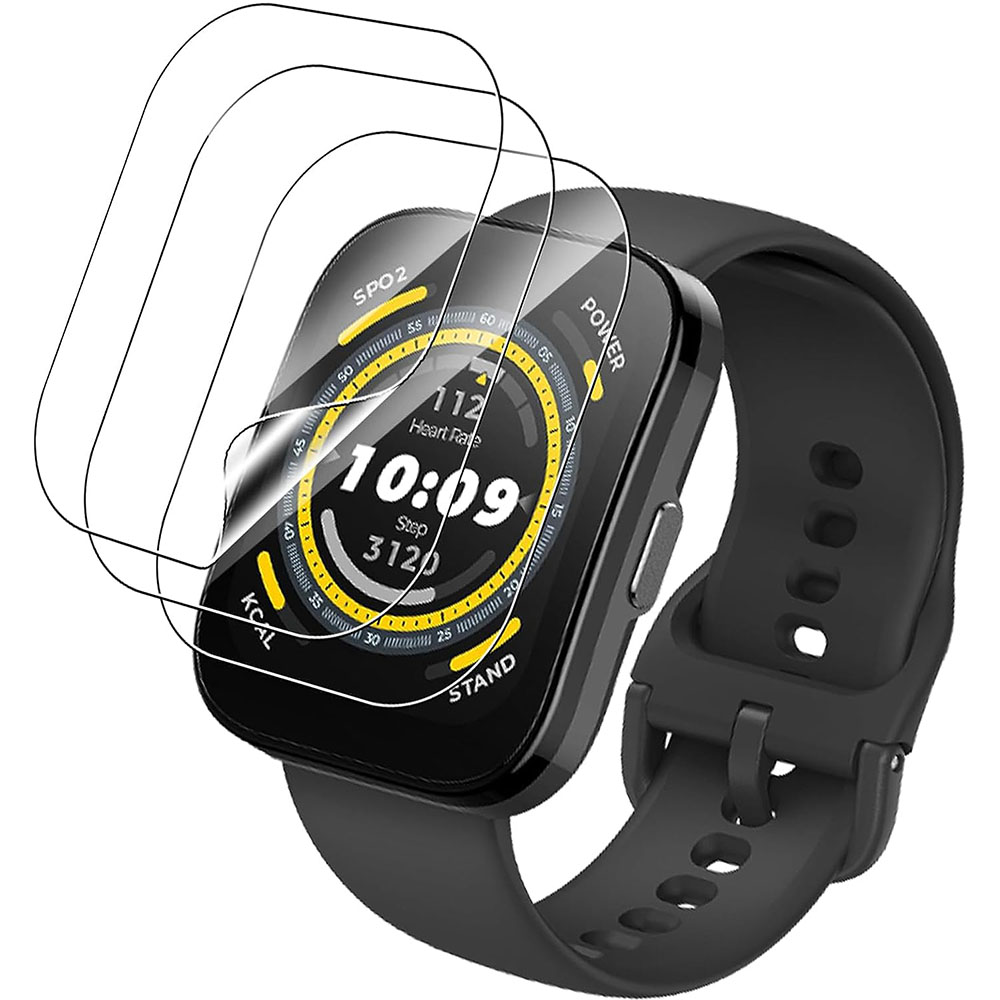 3PCS Clear HD Film Screen Prot - Amazfit Smartwatch Accessories review and price