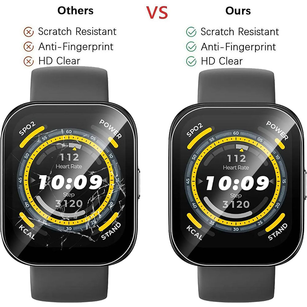 3PCS Clear HD Film Screen Prot - Amazfit Smartwatch Accessories review and price