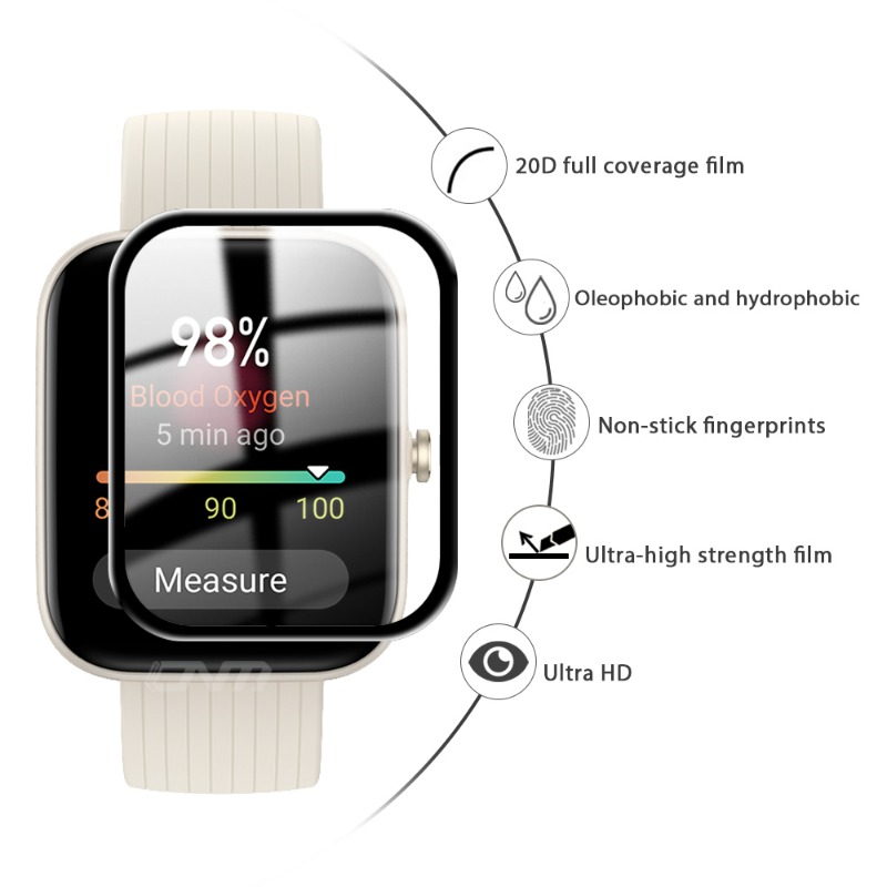 1-5Pcs HD Screen Protector for - Amazfit Smartwatch Accessories review and price