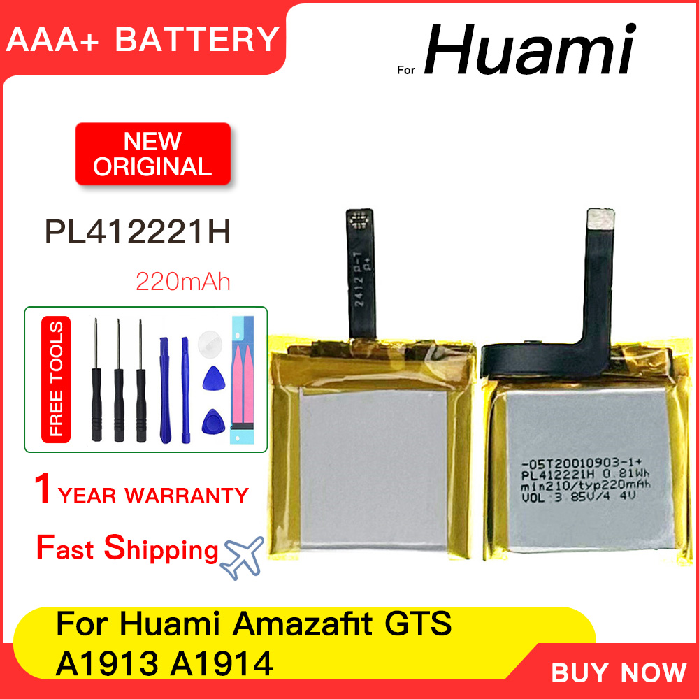 100% genuine 220mAh PL412221H  - Smartwatch A1914 review and price