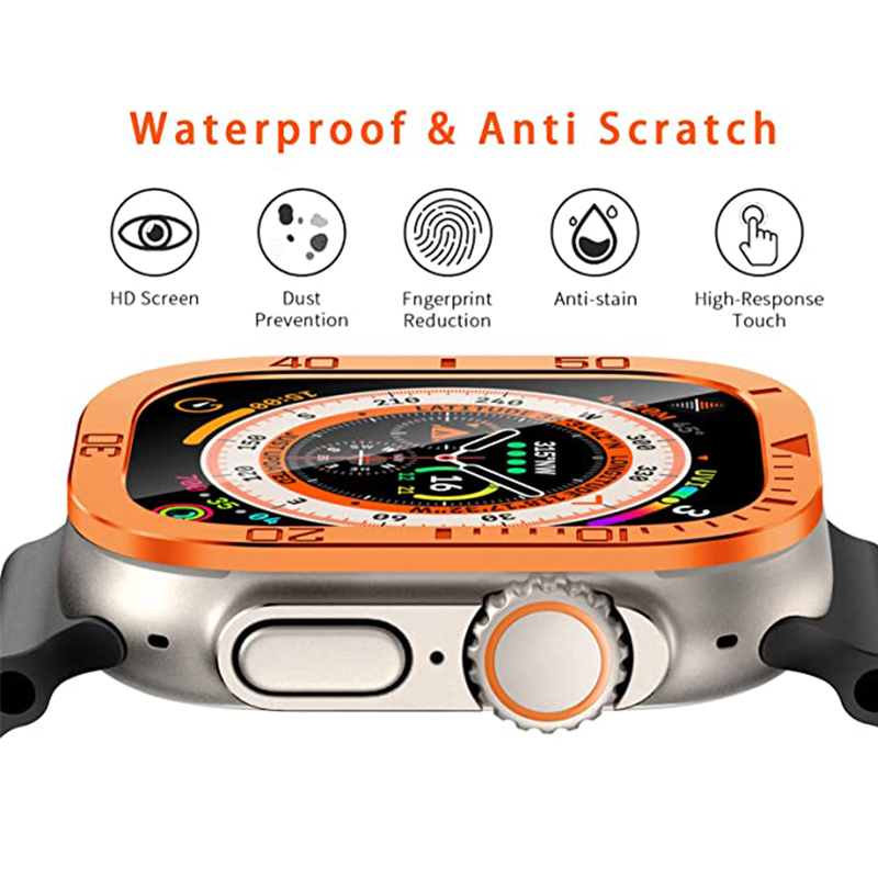 Tempered Glass for Apple Watch - Watch Case Bumper review and price