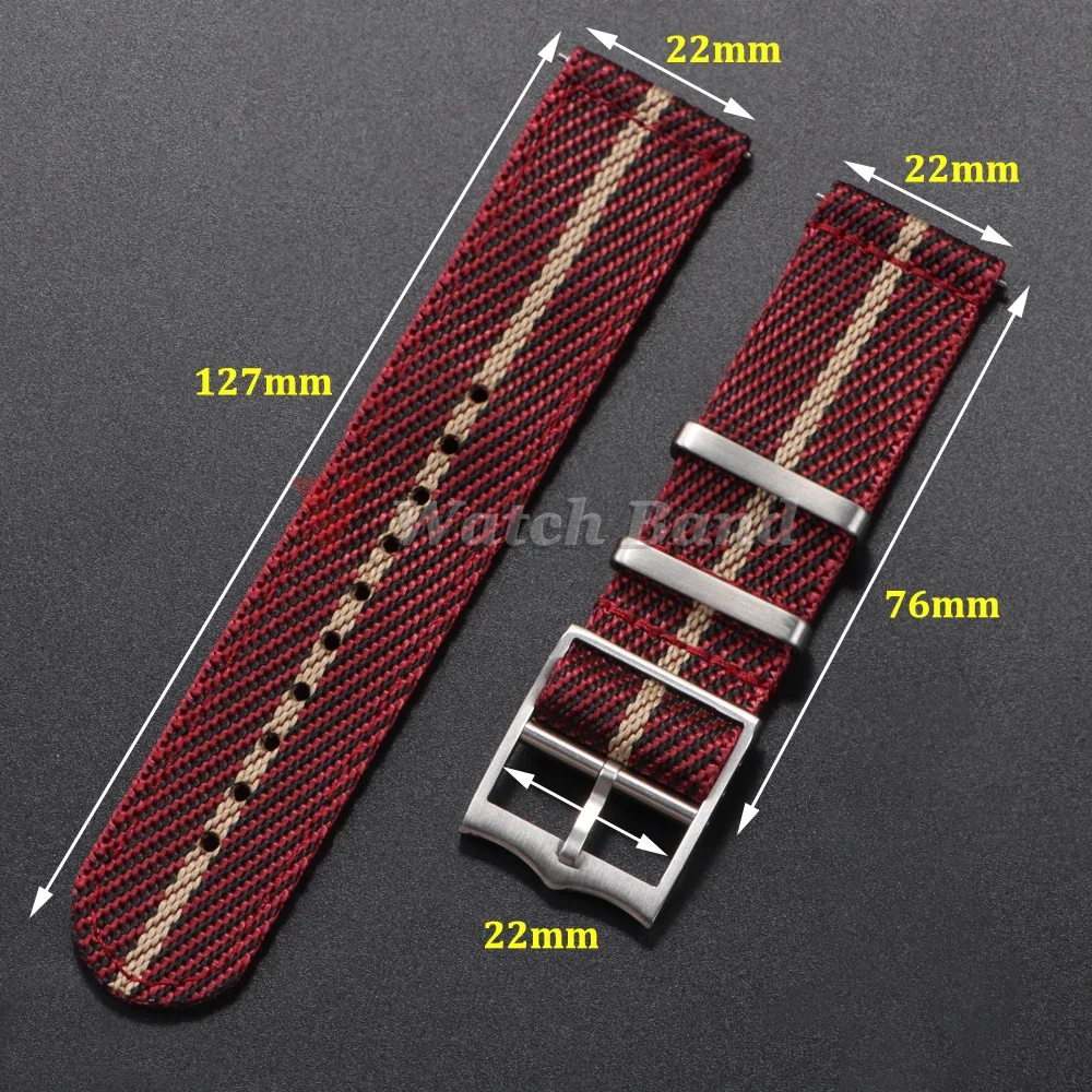 20 22mm Nylon Strap for Tudor  - Nylon Nato Strap review and price