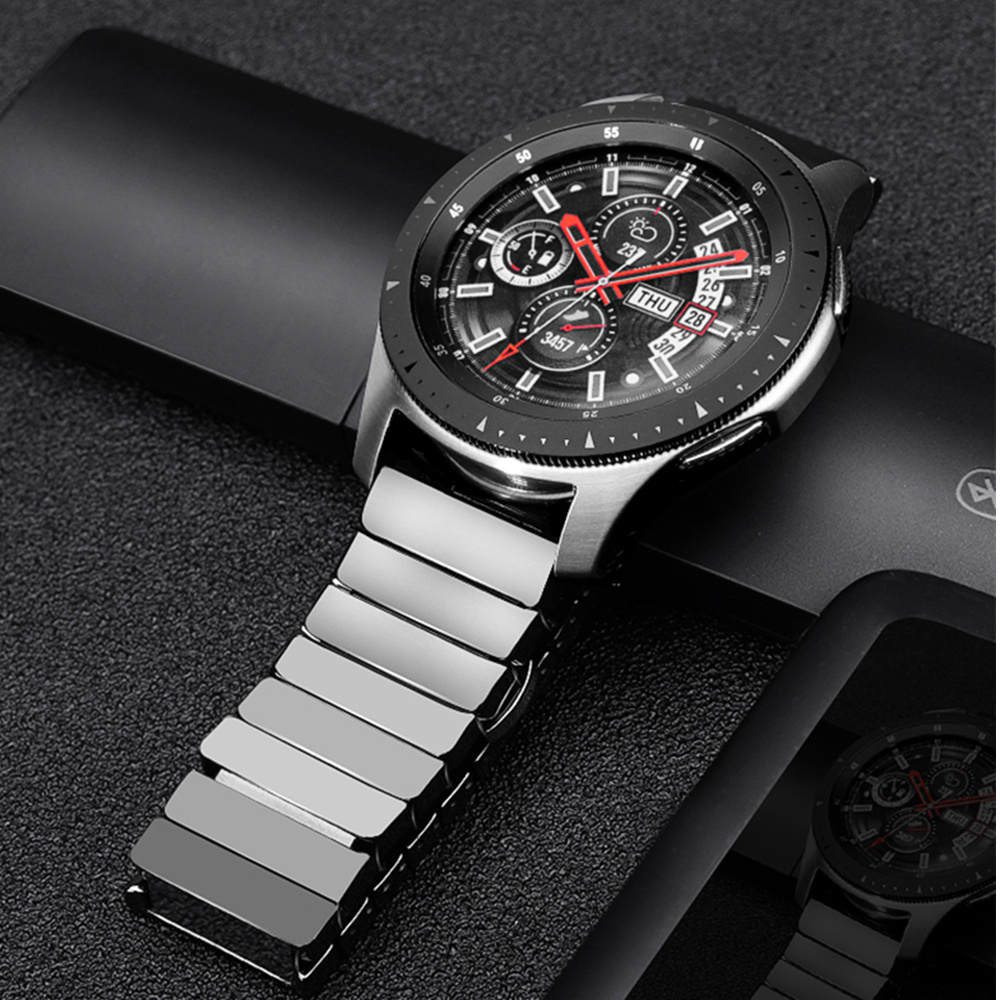 Ceramic 22mm watch band for Sa - Ceramic Link Bracelet review and price
