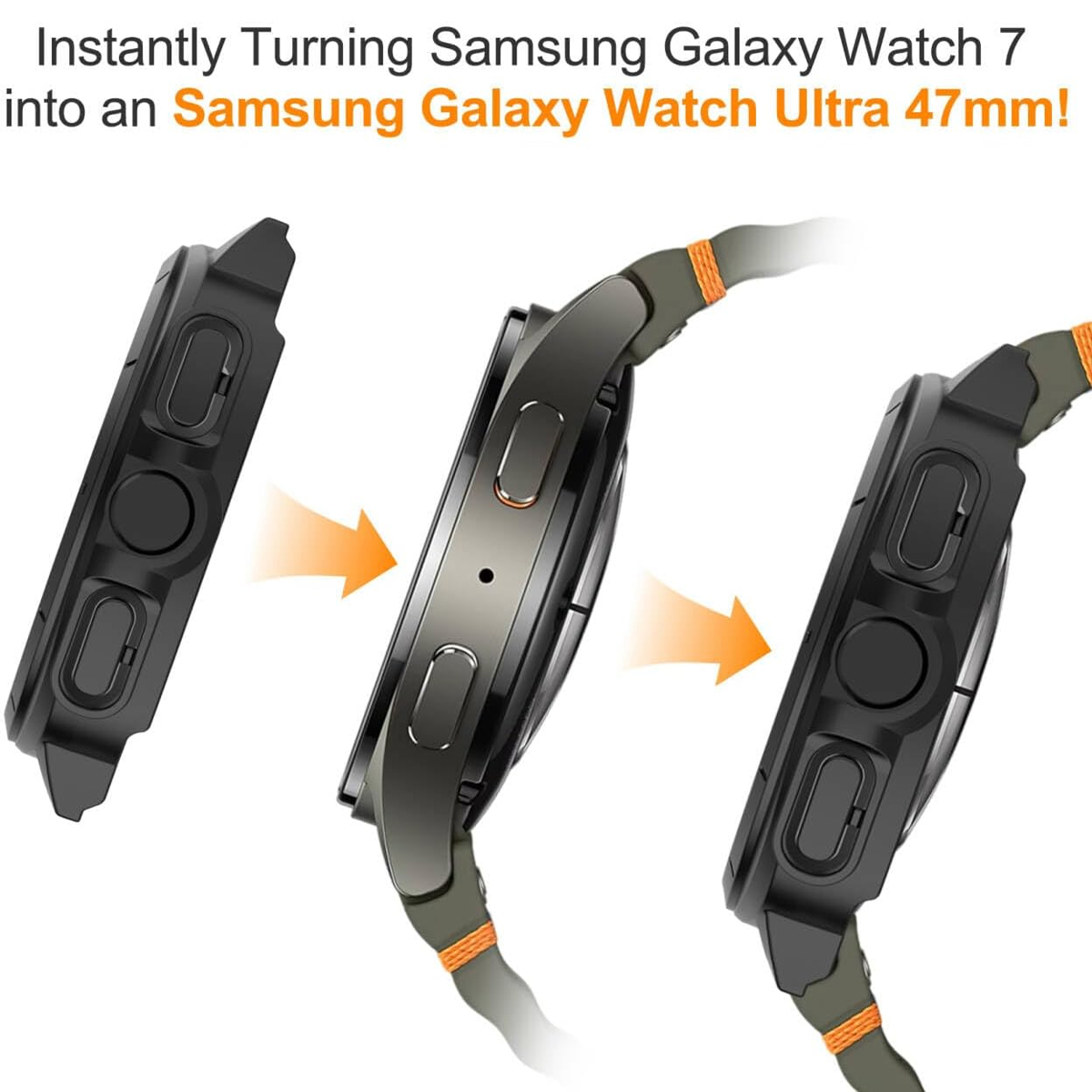Glass+Case For Samsung Galaxy  - Samsung Smartwatch Accessories review and price