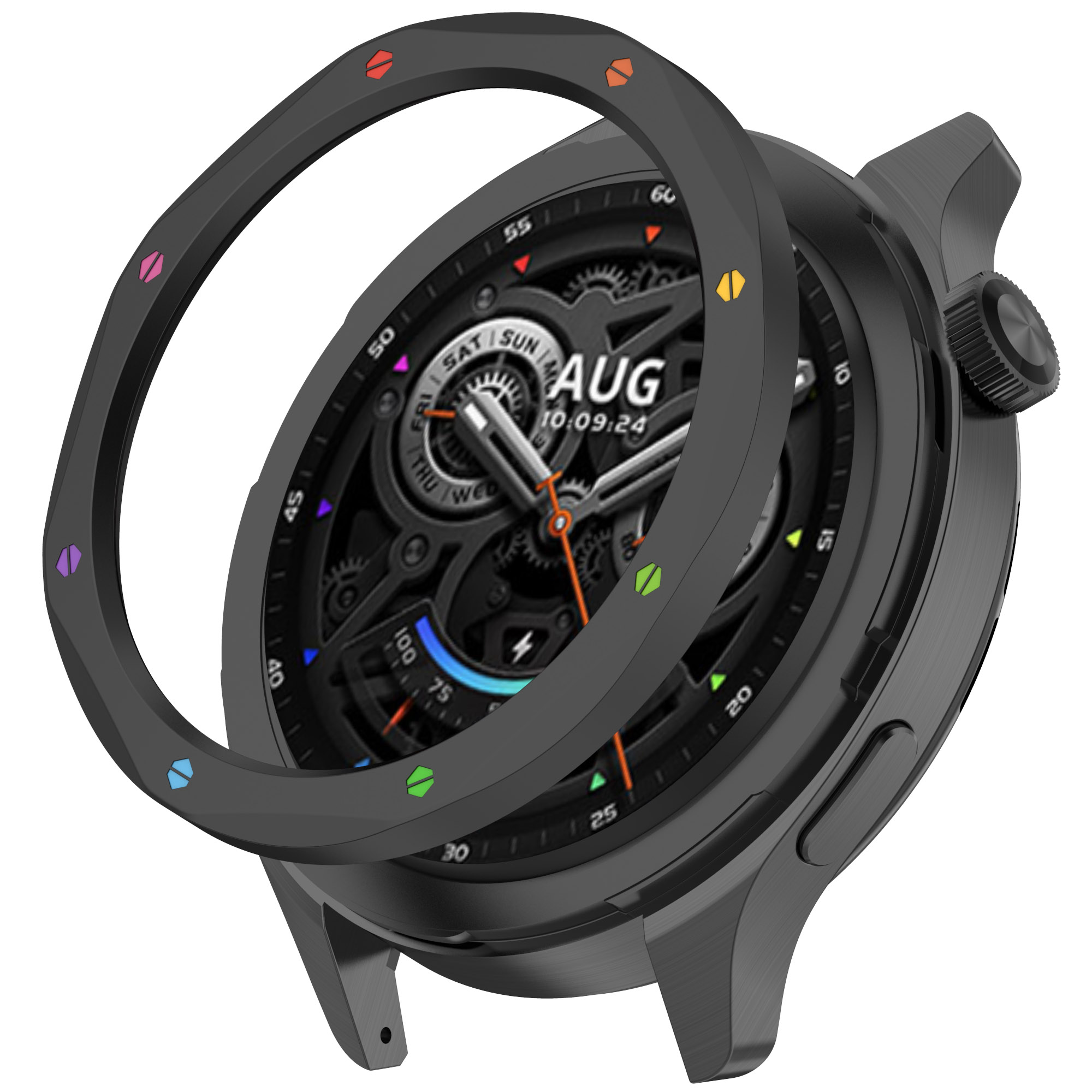 Metal Bezel Ring Case For Xiao - Xiaomi Smartwatch S4 Accessories review and price
