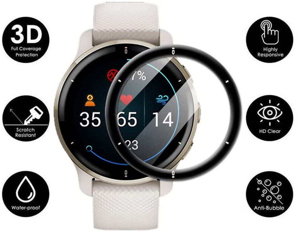 3D Curved Edge Protective Film - Garmin Smartwatch Accessories review and price