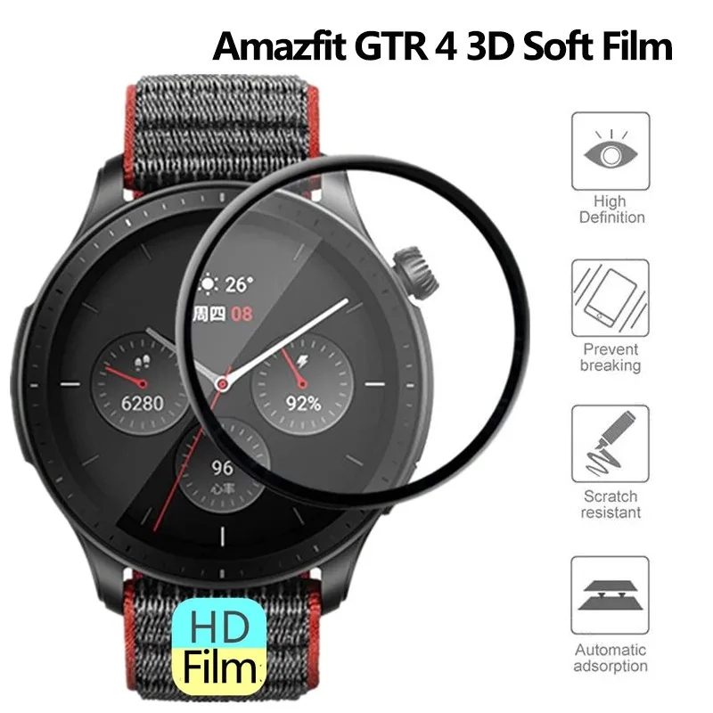 For Amazfit GTR 4 Screen Prote - Amazfit Smartwatch Accessories review and price