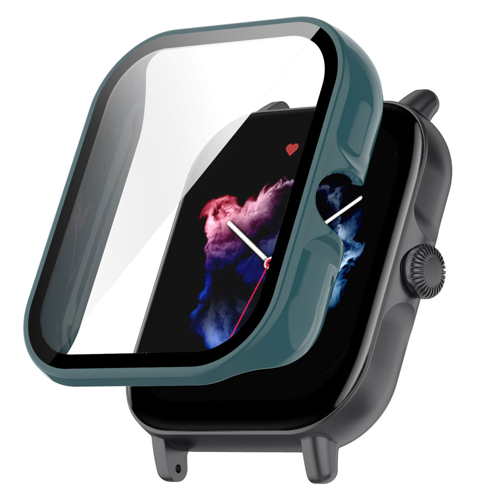 Case + Tempered Glass For Amaz - Amazfit Smartwatch Accessories review and price