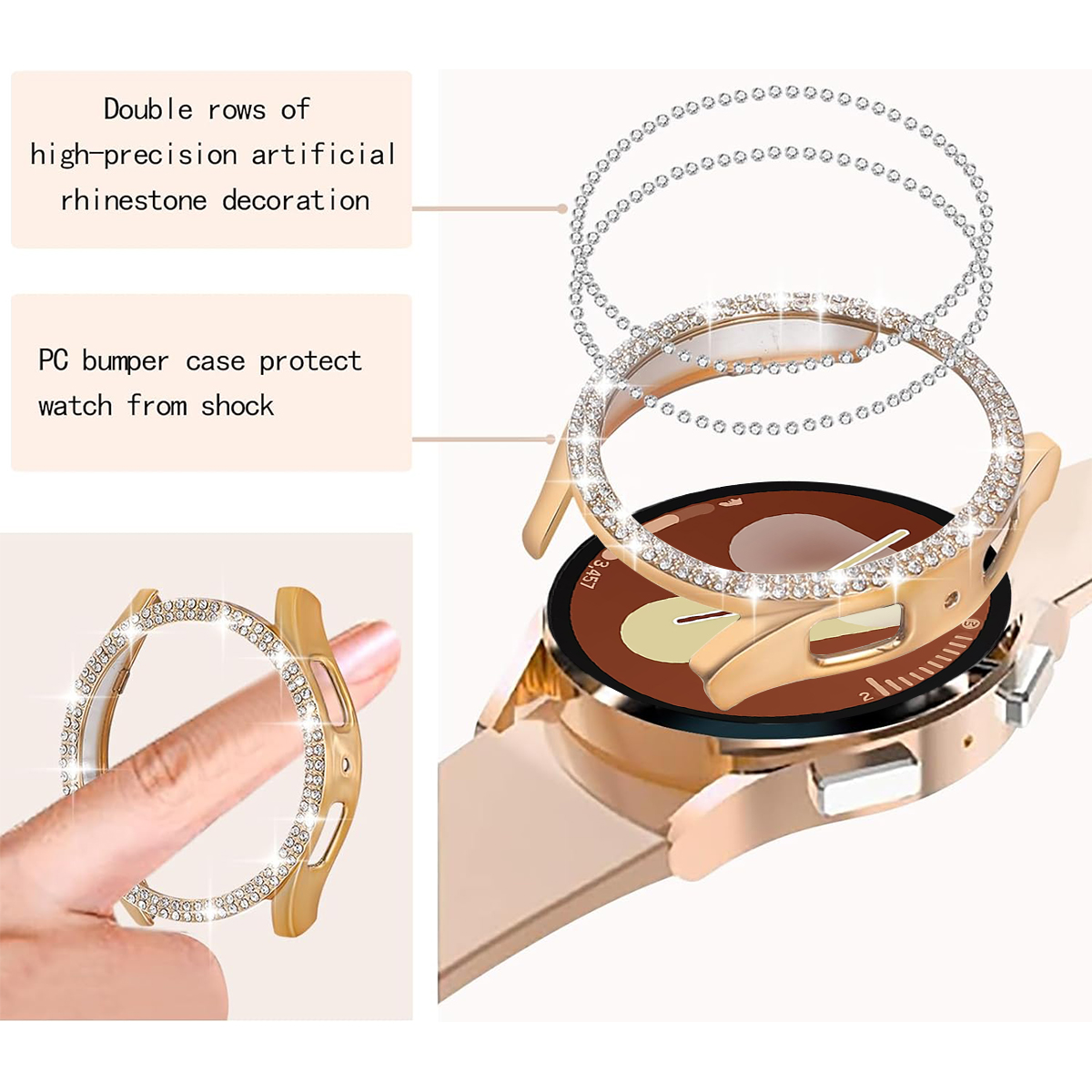 Case for Samsung Galaxy Watch  - Accessories For Galaxy Watch 5 review and price