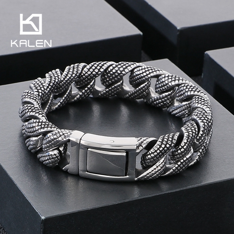 Kalen 19-21cm Long Stainless S - Ceramic Link Bracelet review and price