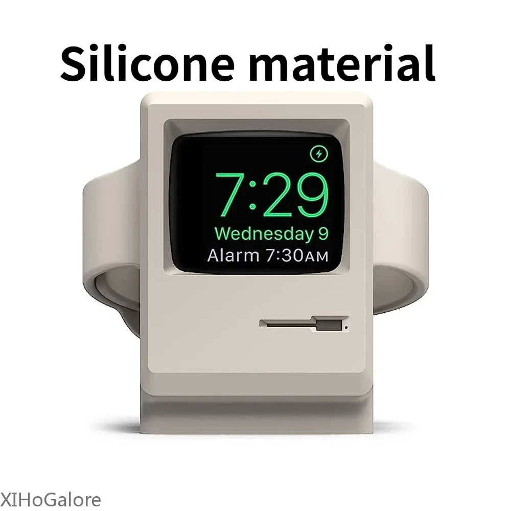 Retro Computer Pattern Silicon - Watch Charging Dock review and price