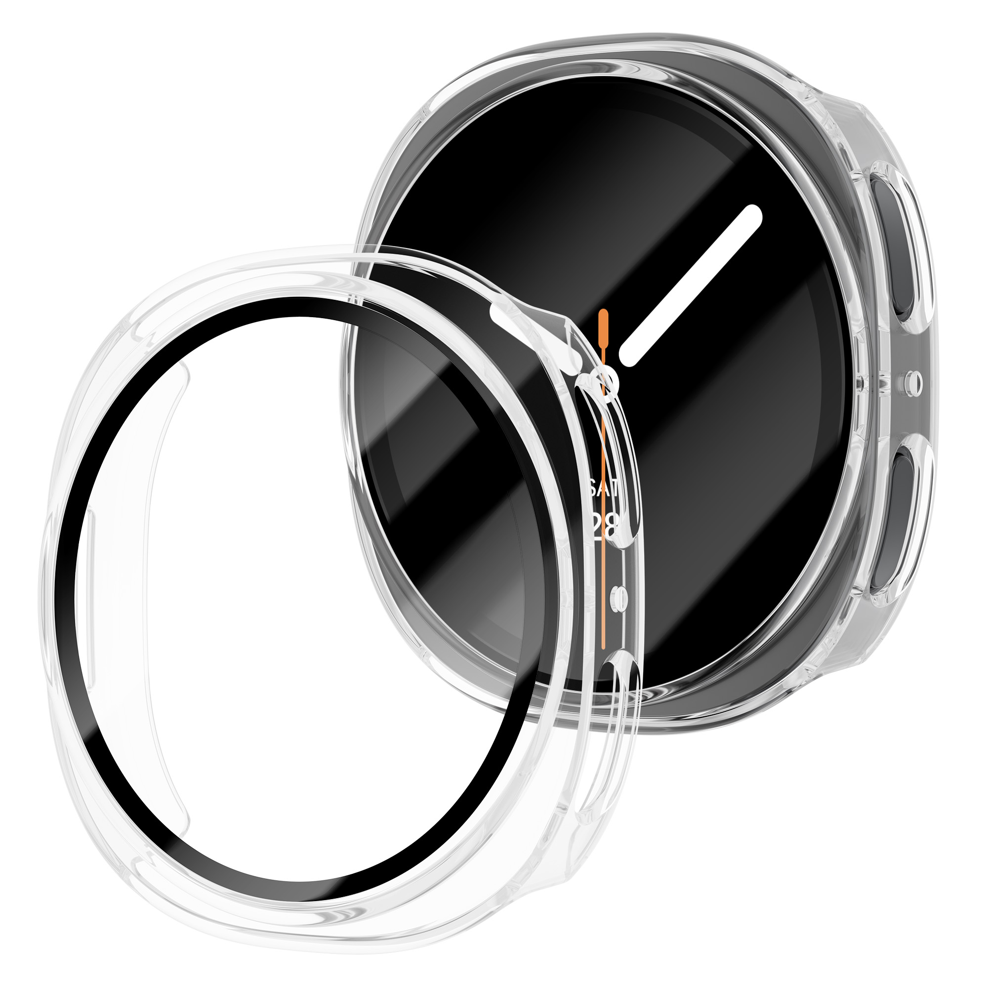 Tempered Glass+PC Case For Sam - Samsung Smartwatch Accessories review and price