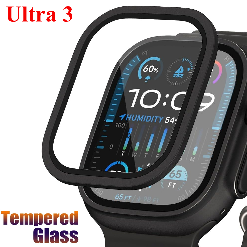 Tempered Glass Film For Apple  - Watch Case Bumper review and price