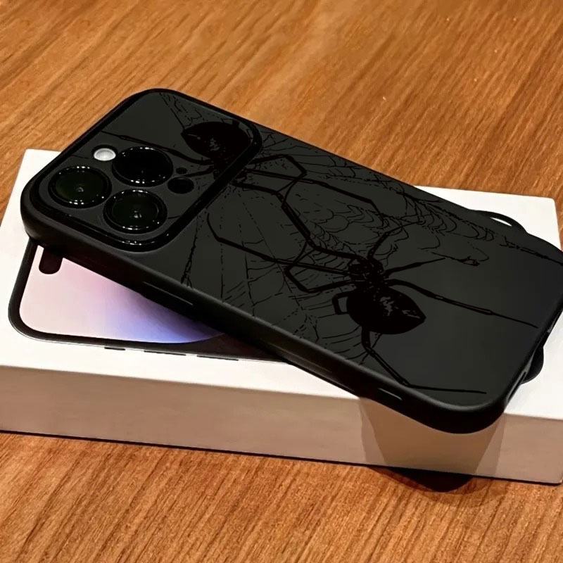 Cool Black Spider Pattern Phon - Apple Iphone 16 review and price