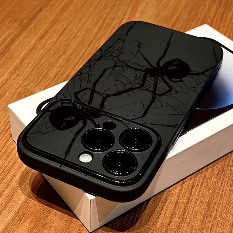 Cool Black Spider Pattern Phon - Apple Iphone 16 review and price